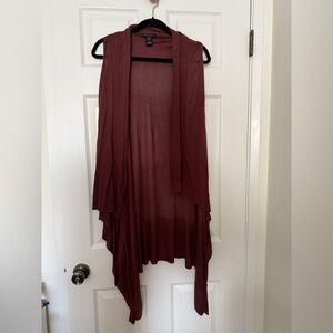 BCBG MAXAZRIA Wrap Style Cardigan Vest